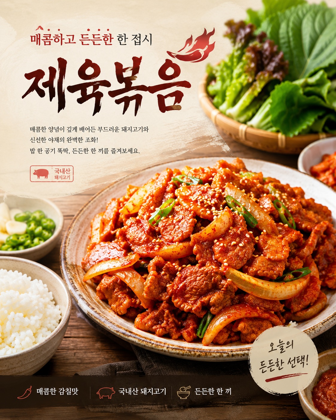 Create a Restaurant Promo Image from a Food Photo output 2
