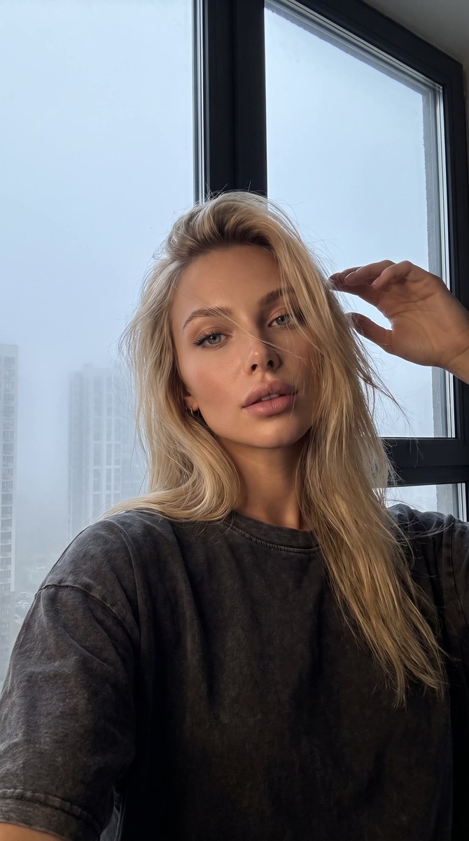 Foggy High-Rise Window Selfie output 2