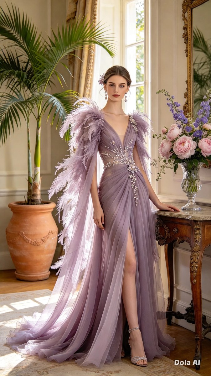 Haute Couture Portrait in a Classic Interior output 3