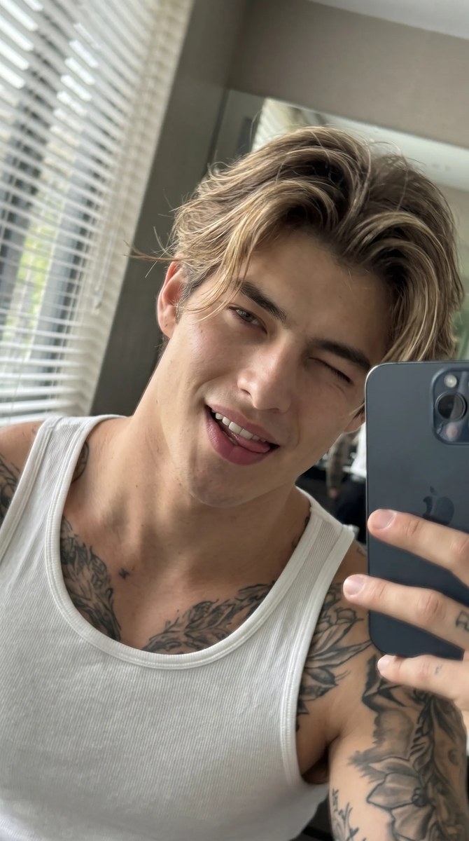 Athletic Young Man’s Bathroom Mirror Selfie output 6