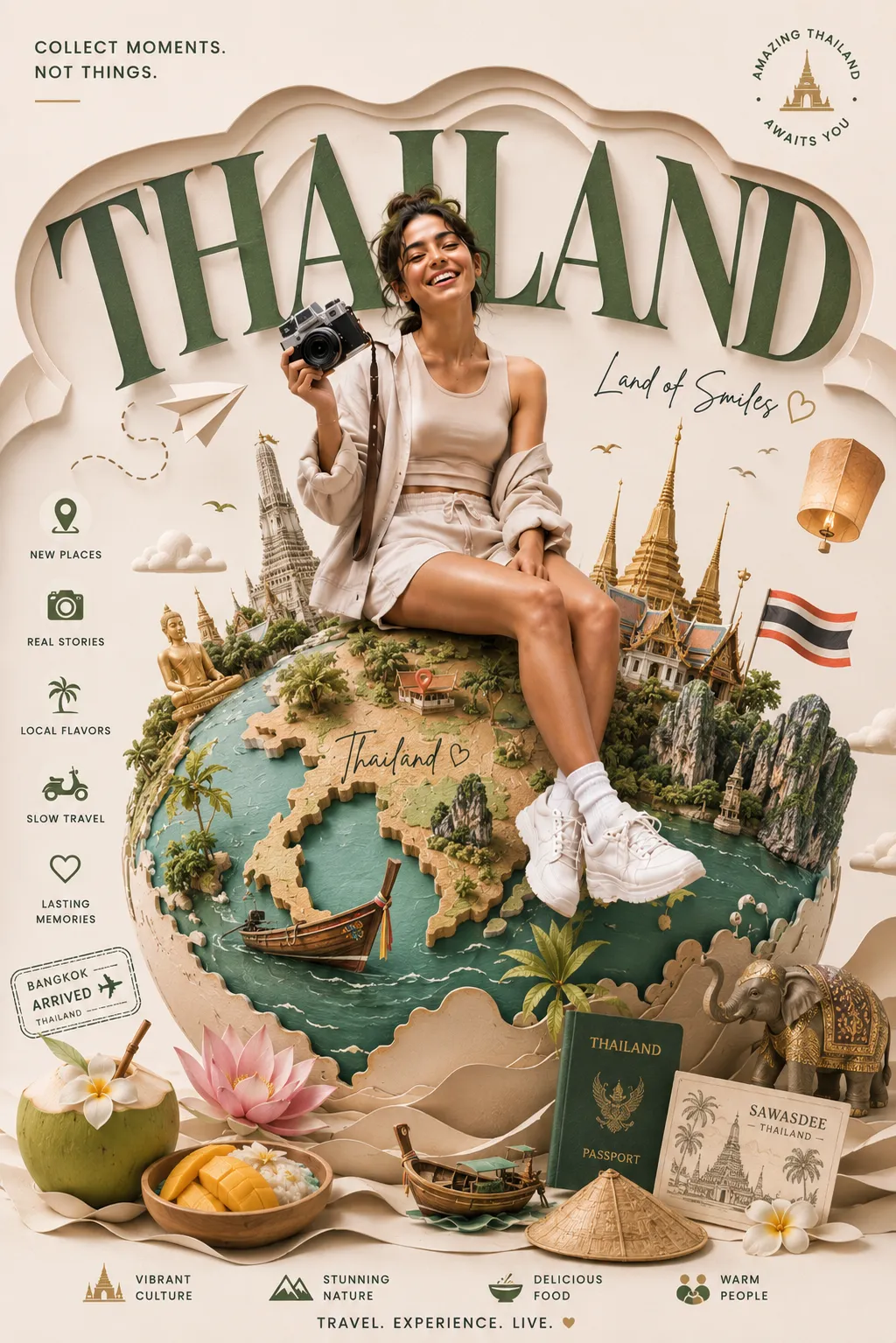 Luxury Miniature-Globe Travel Poster output 5