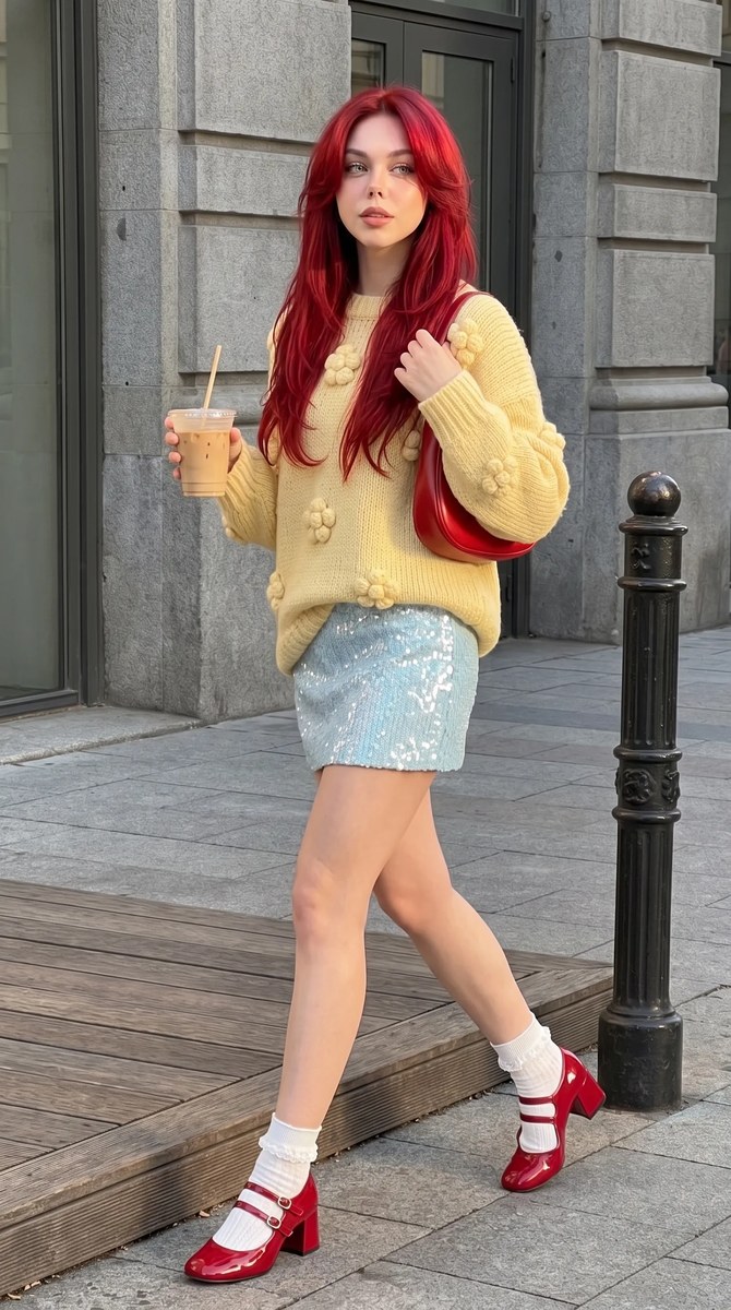 Golden-Hour Coffee Break Street-Fashion Portrait output 10
