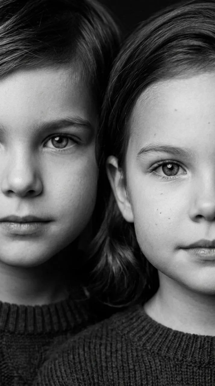 Intimate Black-and-White Two-Person Portrait output 5