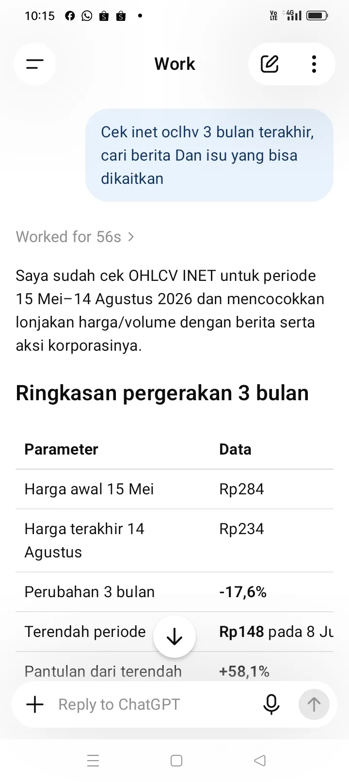 Stock Screening, Price-Pattern Analysis, and Insider Activity output 1