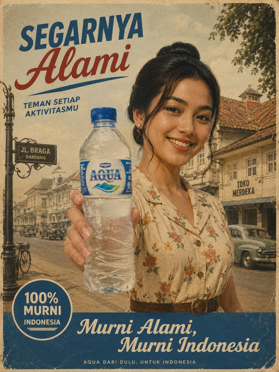 Vintage Indonesian Product Advertising Poster