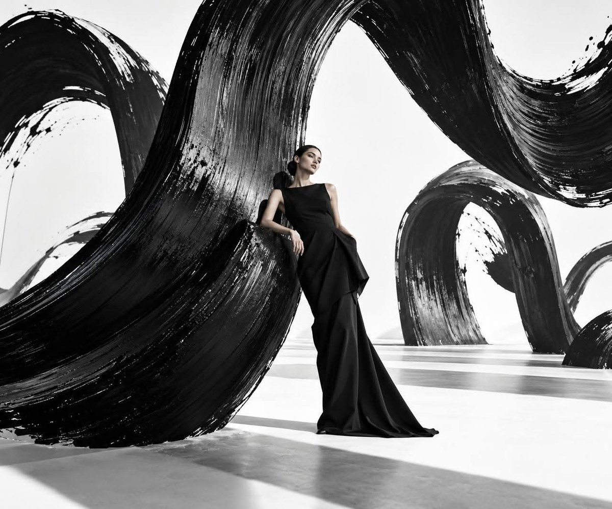 Surreal Ink-Stroke Fashion Editorial output 4