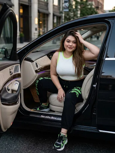 Luxury Mercedes-Benz Fashion Portrait
