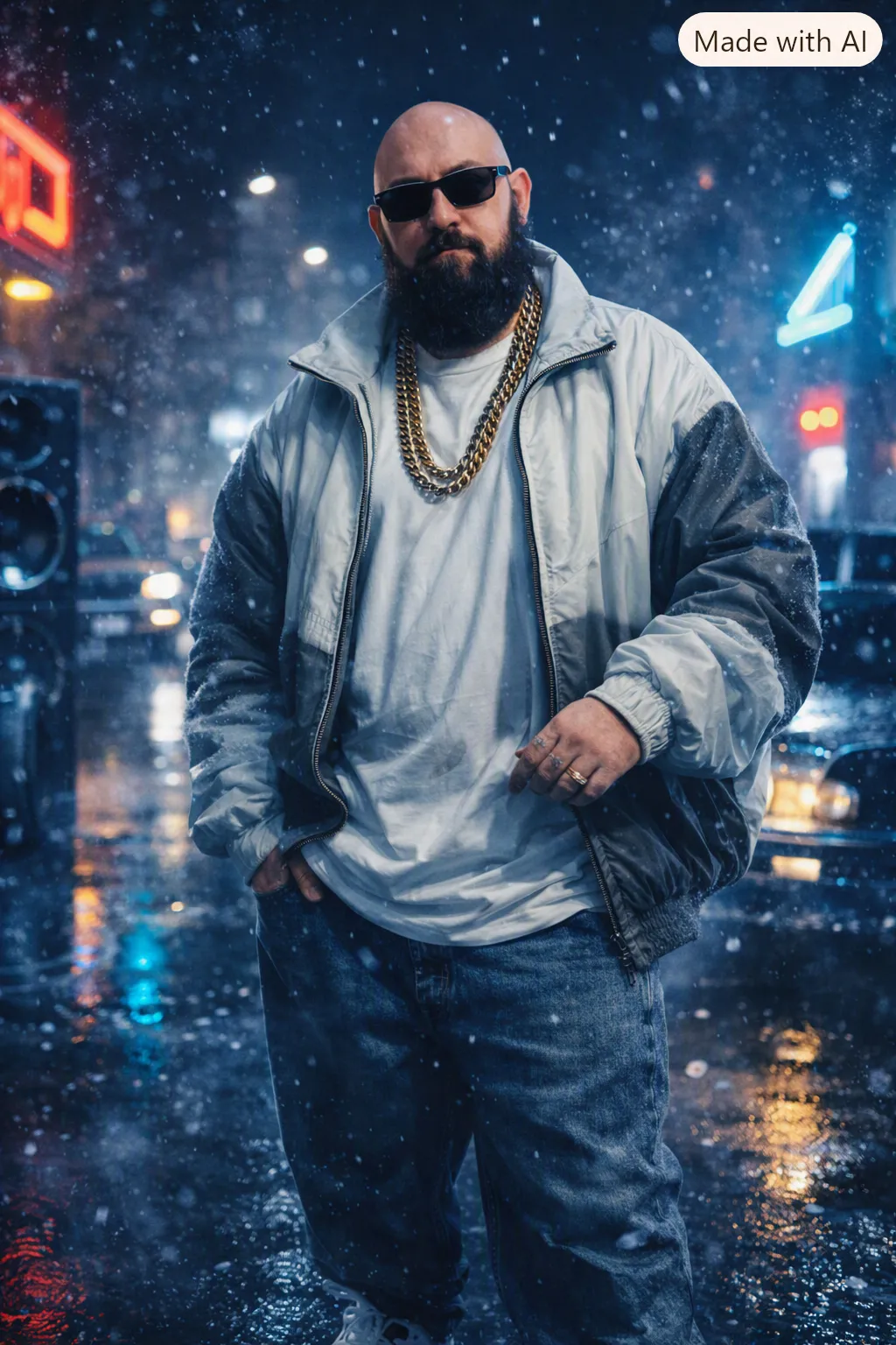 Early-1990s Ice-Era Hip-Hop Portrait