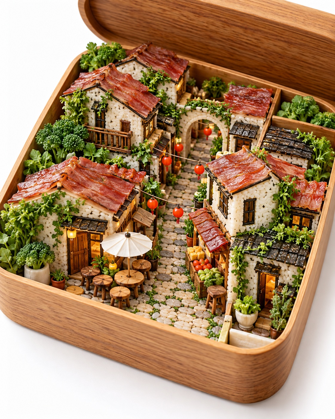 Edible Miniature Neighborhood in a Lunchbox output 6