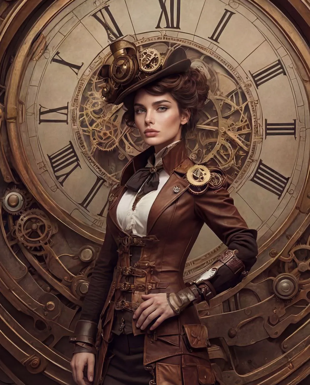 Steampunk Fashion Face Replacement output 1