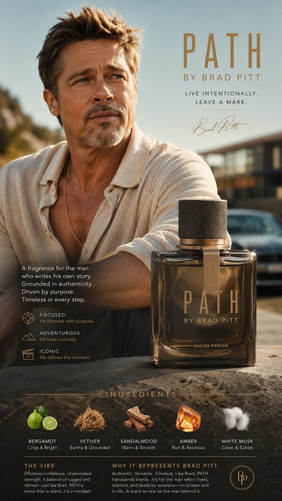 Custom Perfume Print Ad Poster output 1