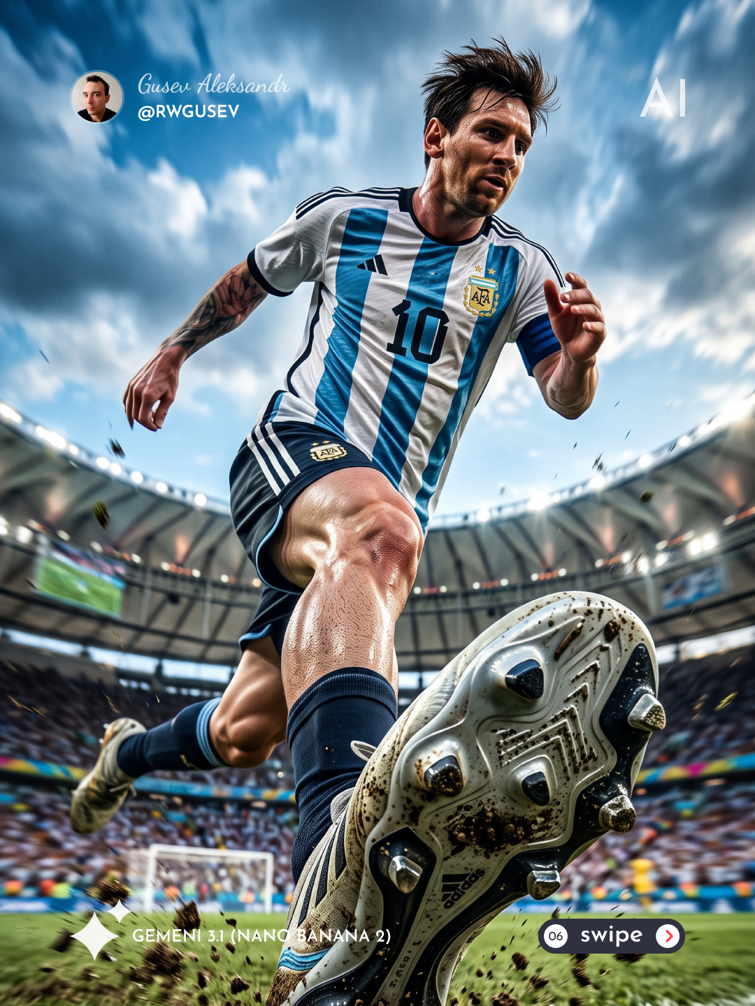 Low-Angle Soccer Poster output 6