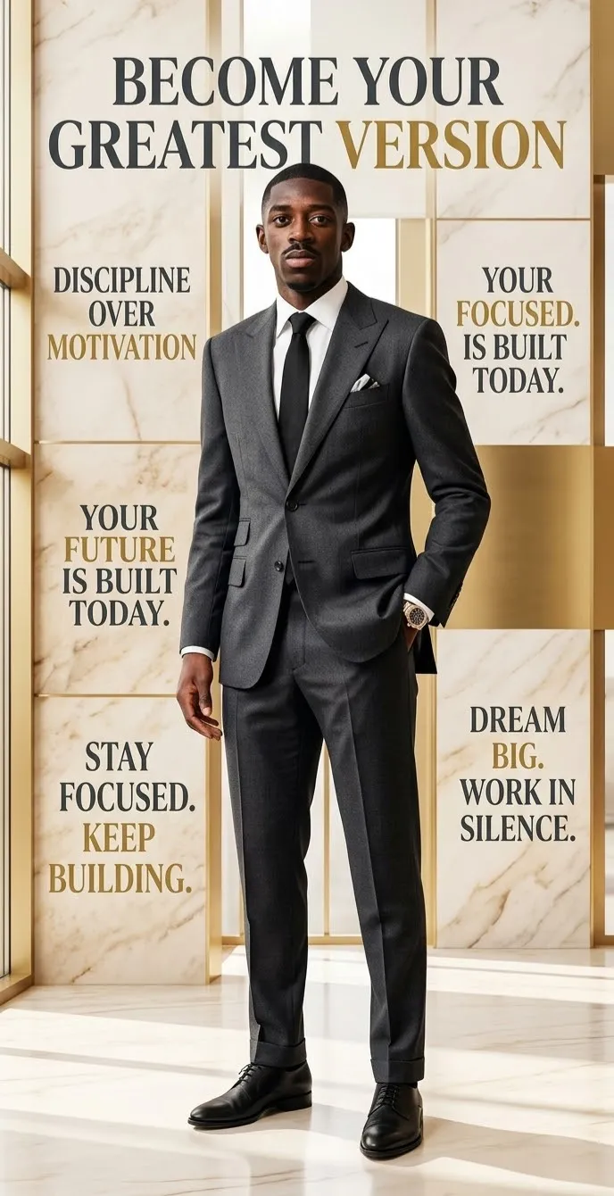 Luxury Motivational Fashion Poster