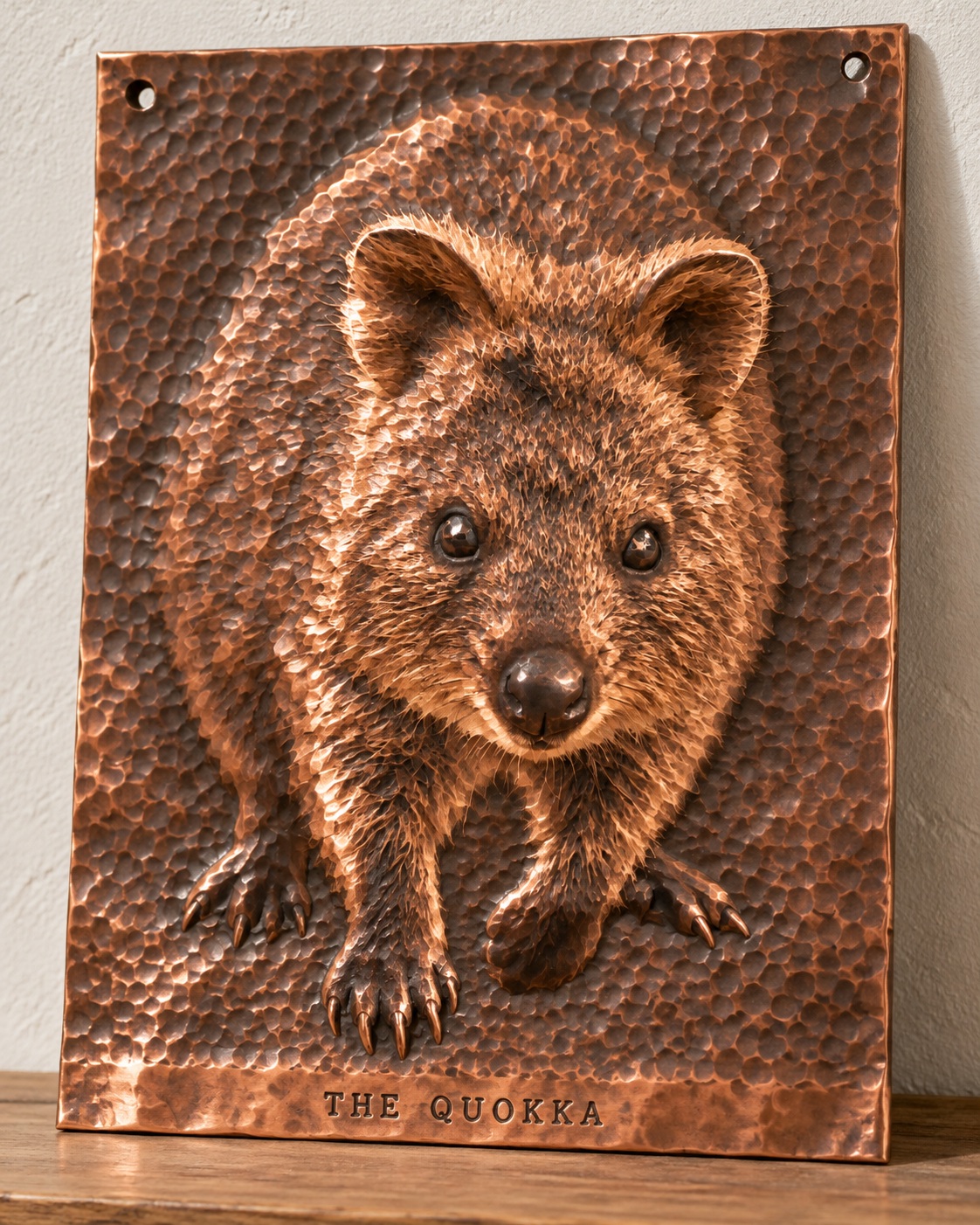 Photo-to-Copper Relief Plaque output 1