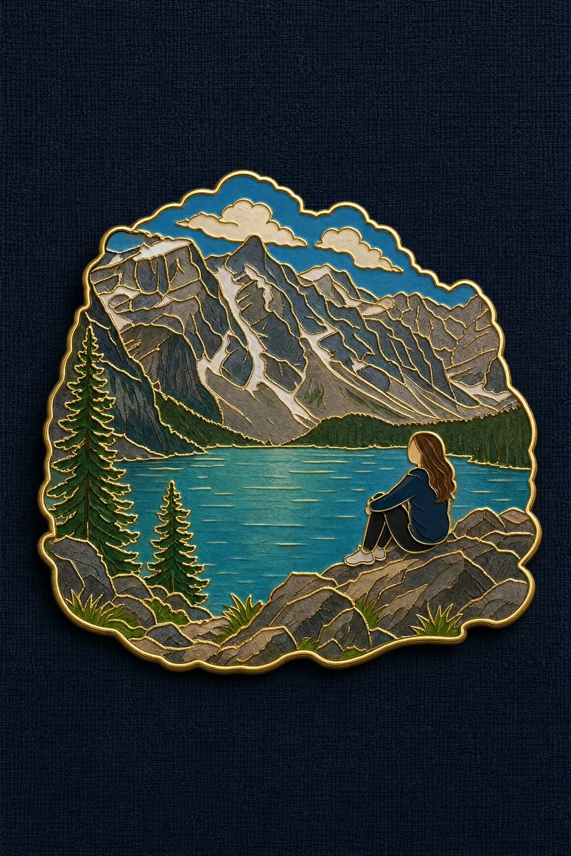 Turn a Travel Photo into an Enamel Pin Badge