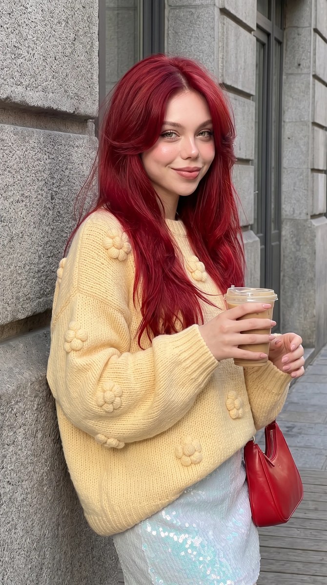 Golden-Hour Coffee Break Street-Fashion Portrait output 11