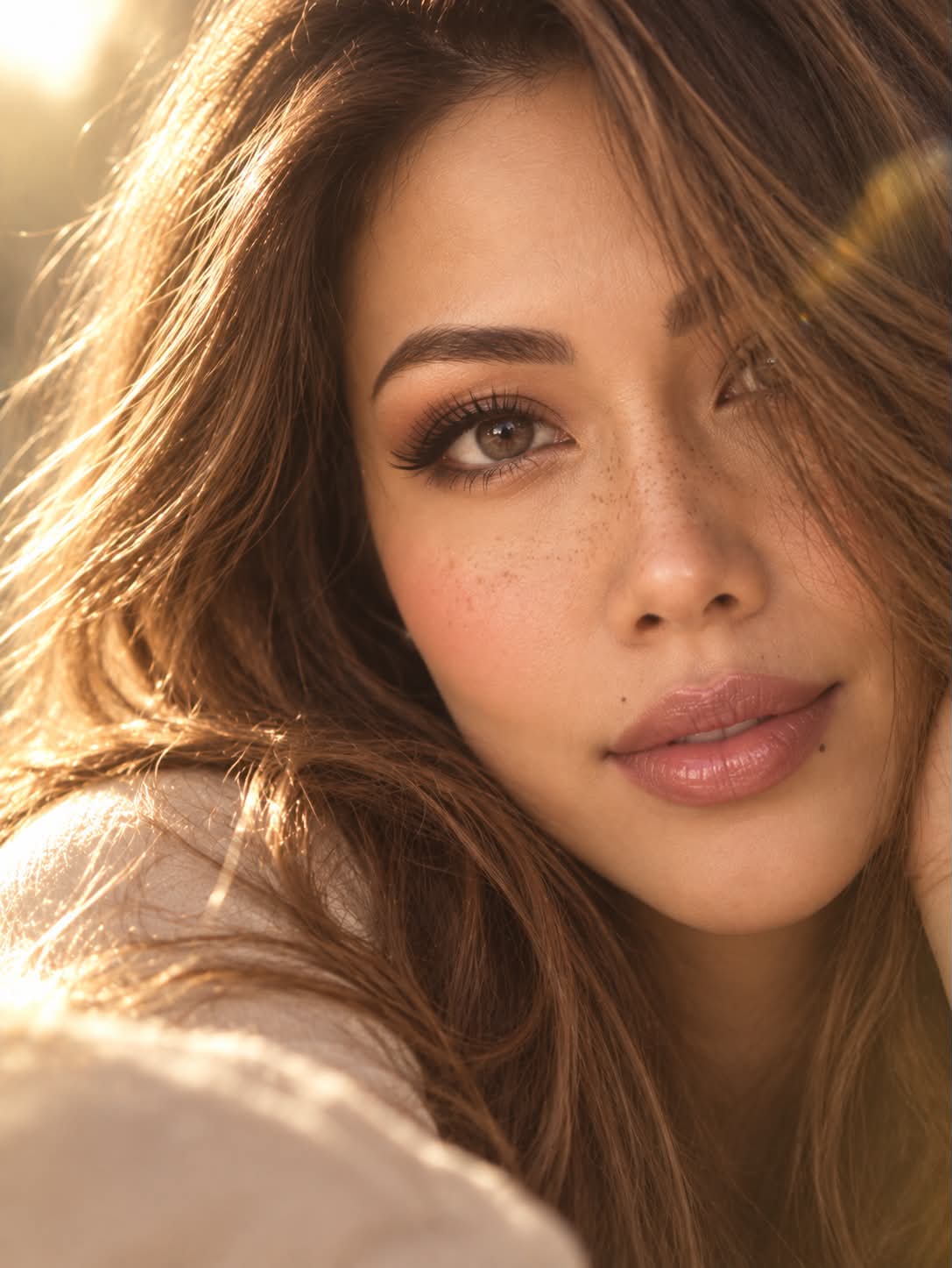 Golden-Hour Editorial Portrait of an Elegant Woman output 2