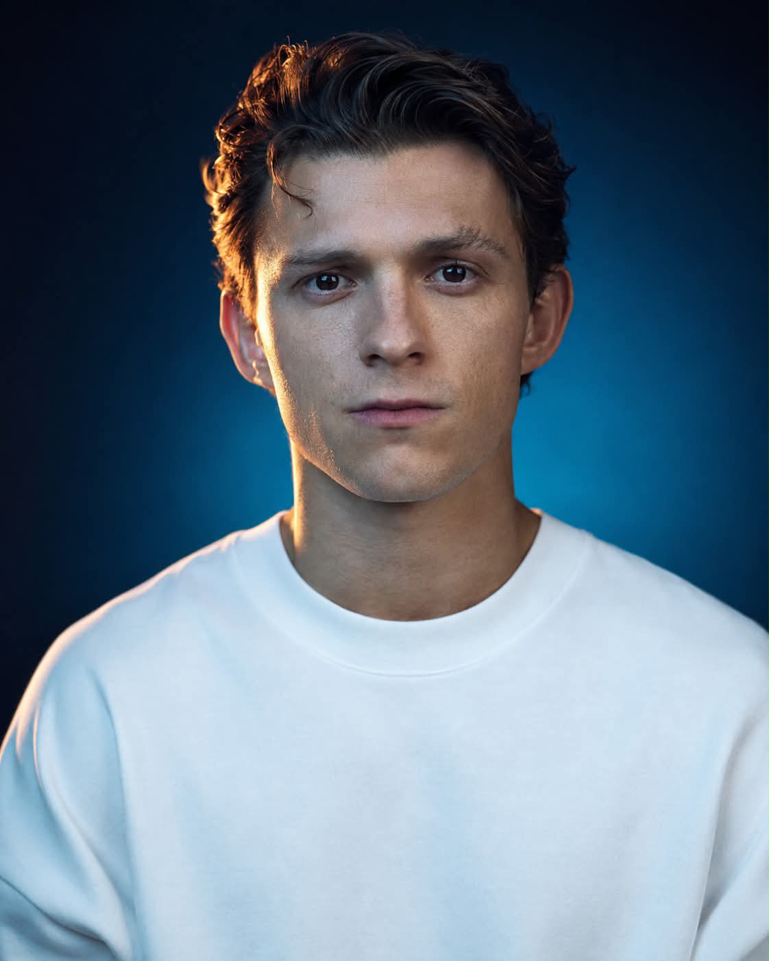Cinematic Dual-Tone Studio Profile Portrait output 2