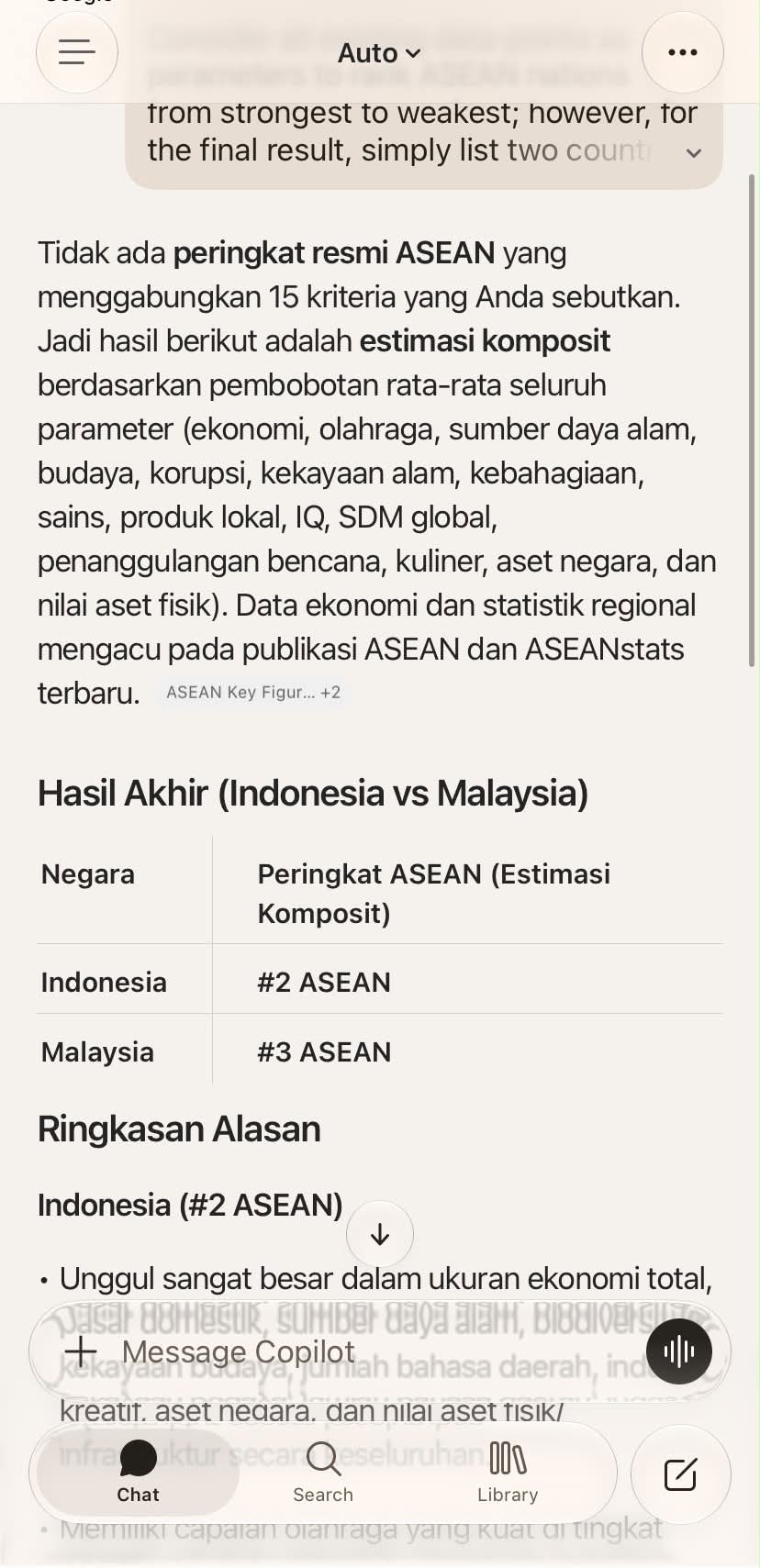 Indonesia vs. Malaysia: ASEAN Comparative Ranking Across 17 Criteria output 7