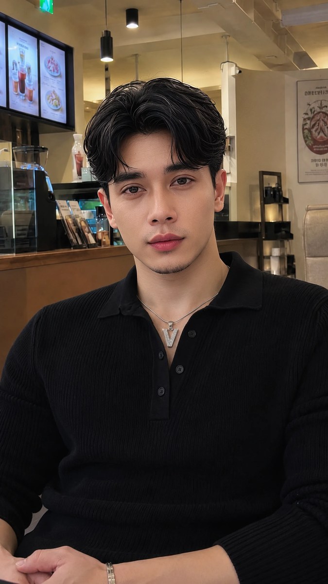 Cinematic Café Portrait with Face Consistency
