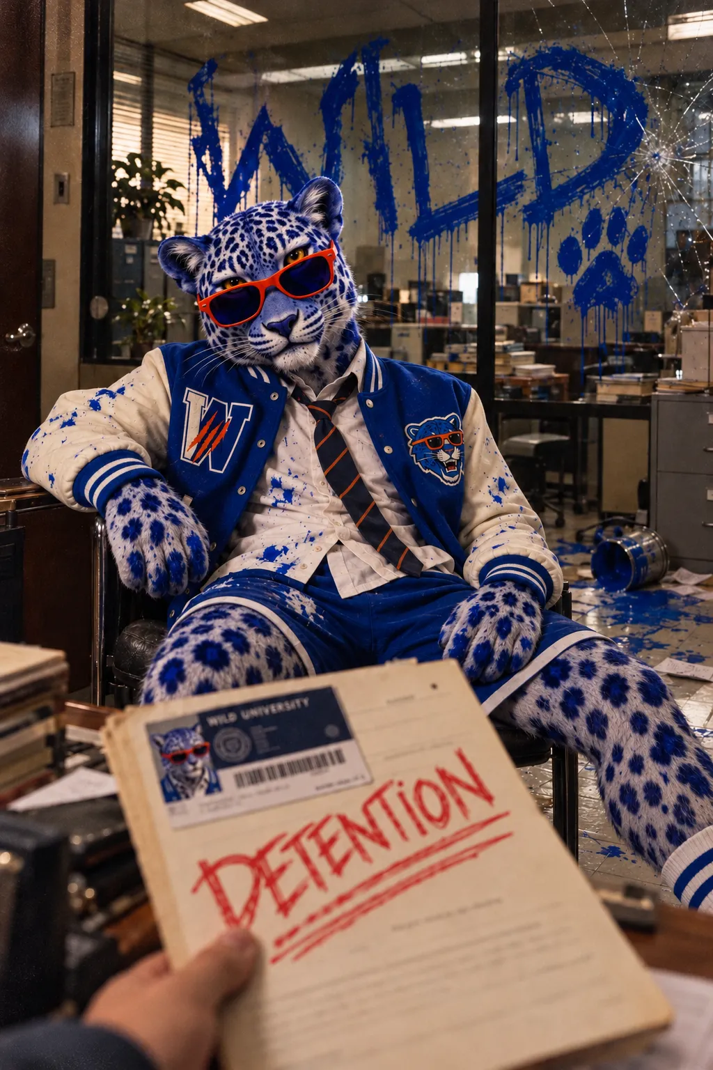 Wild University Detention Editorial Portrait output 2