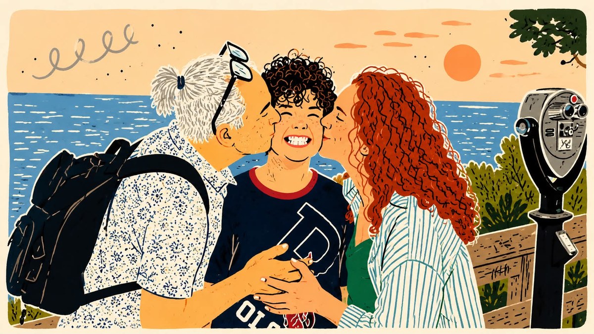 Modern Naive Illustration from a Photo