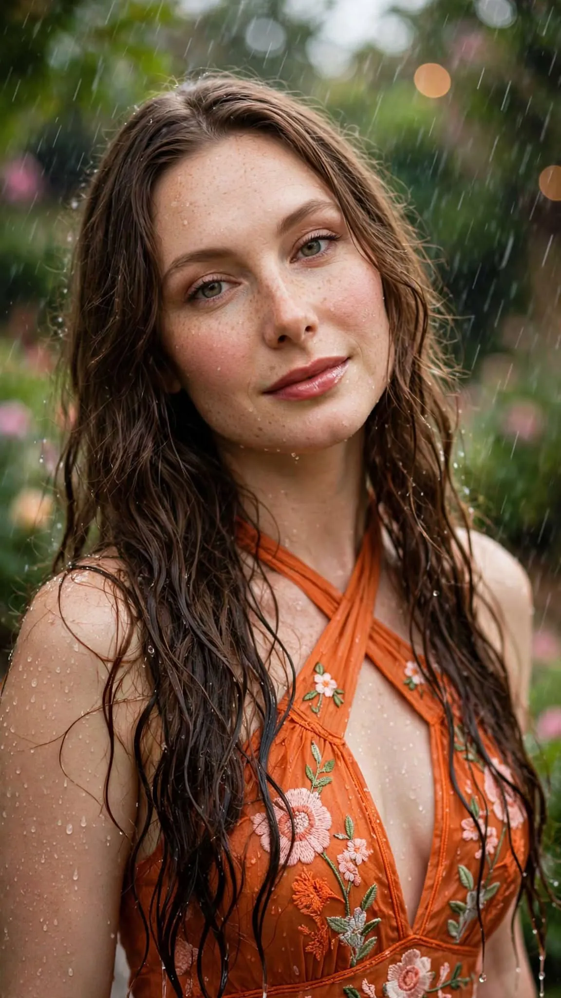 Young Woman in a Summer Rain output 2