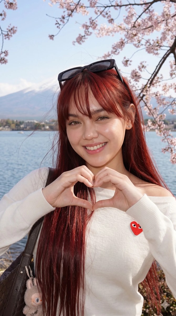 Sakura Season Portrait at Lake Kawaguchi output 7