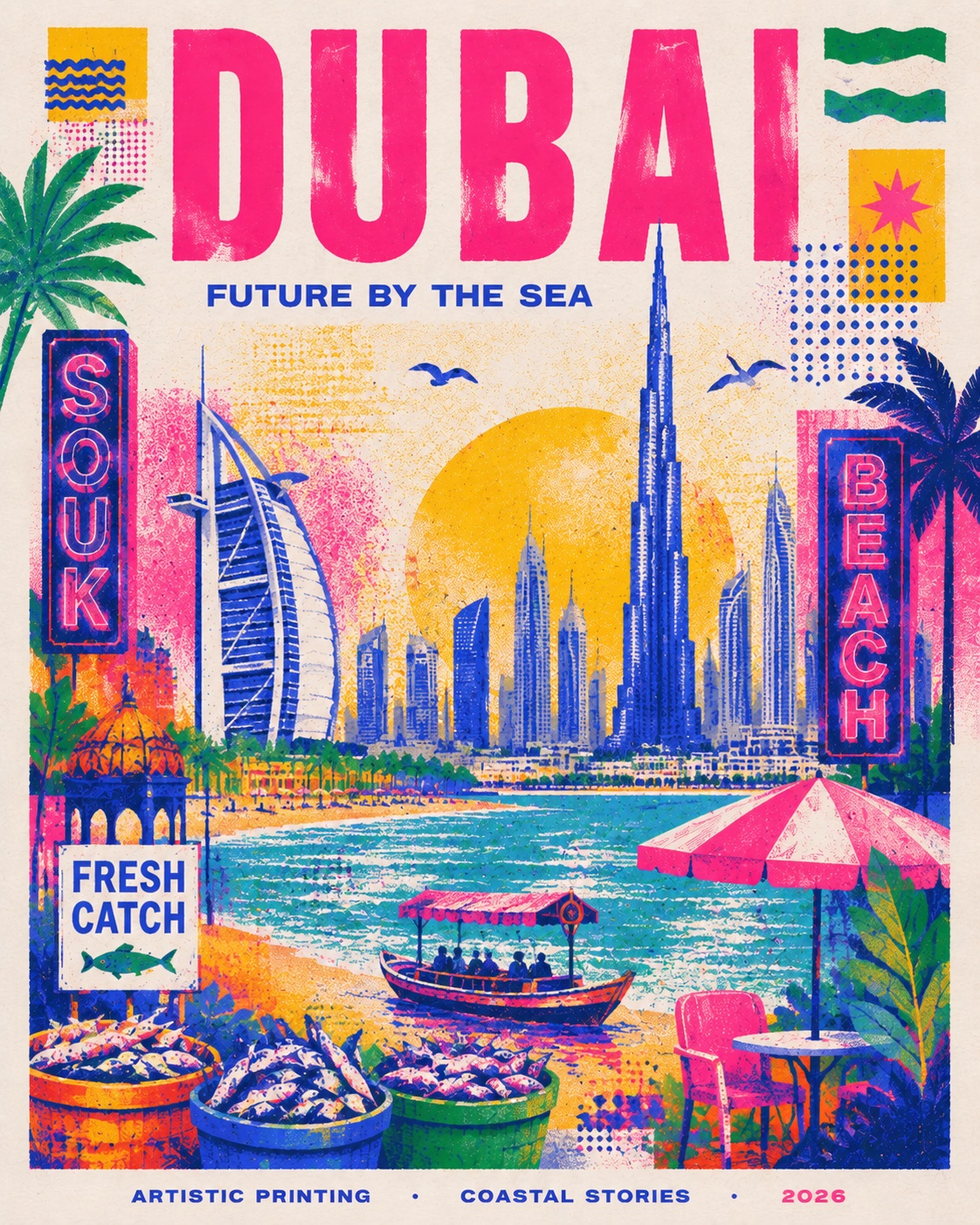 Risographic Travel Poster
