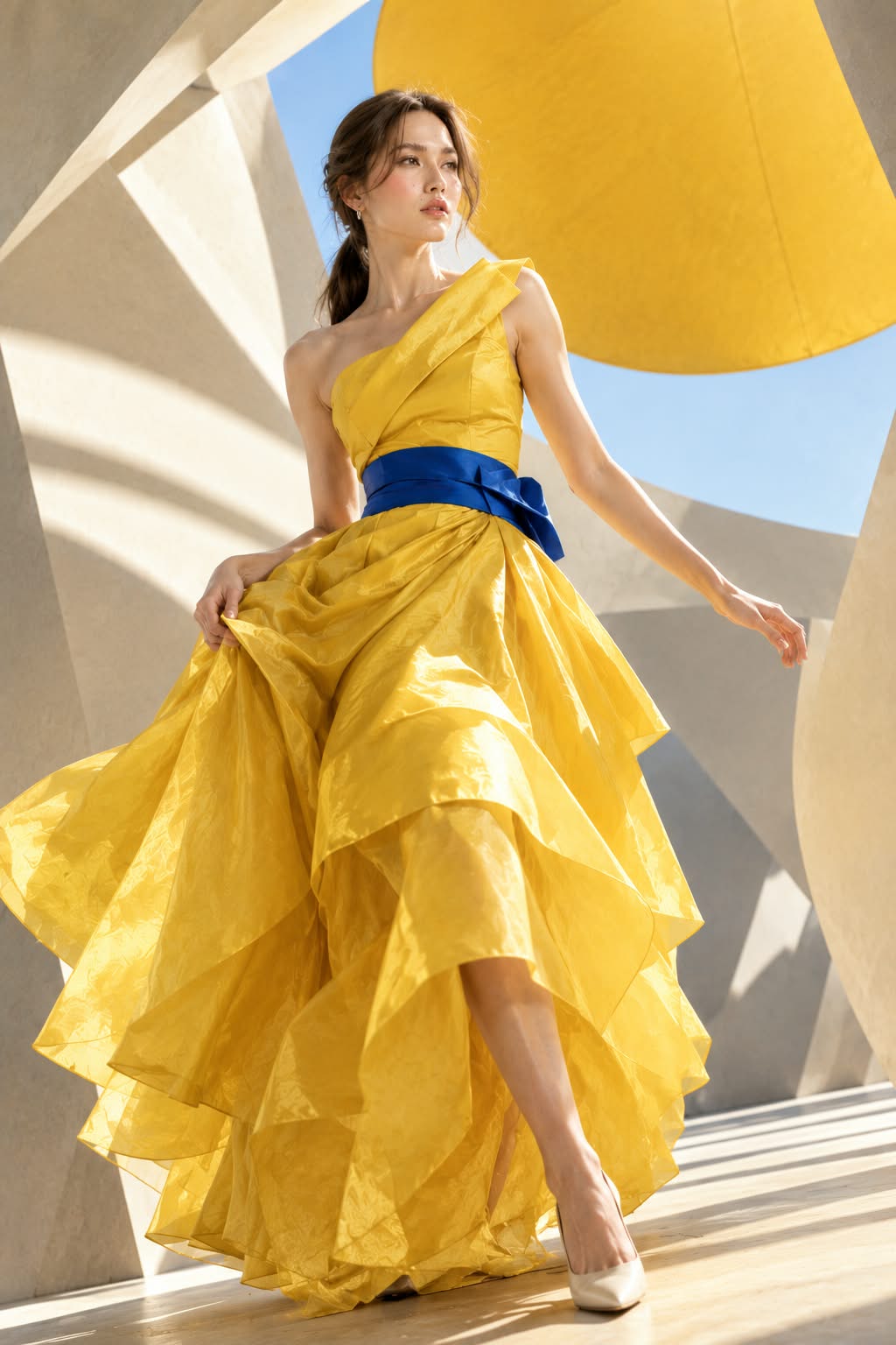 The Paper Sun: Couture in a Paper-Art Installation