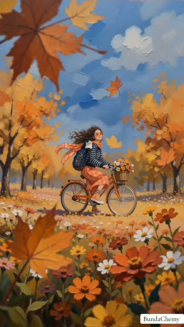 The Whisper of Autumn — Animated Oil Painting
