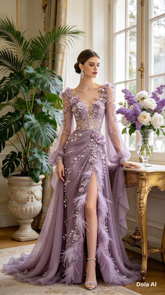 Opulent Haute Couture Portrait output 4