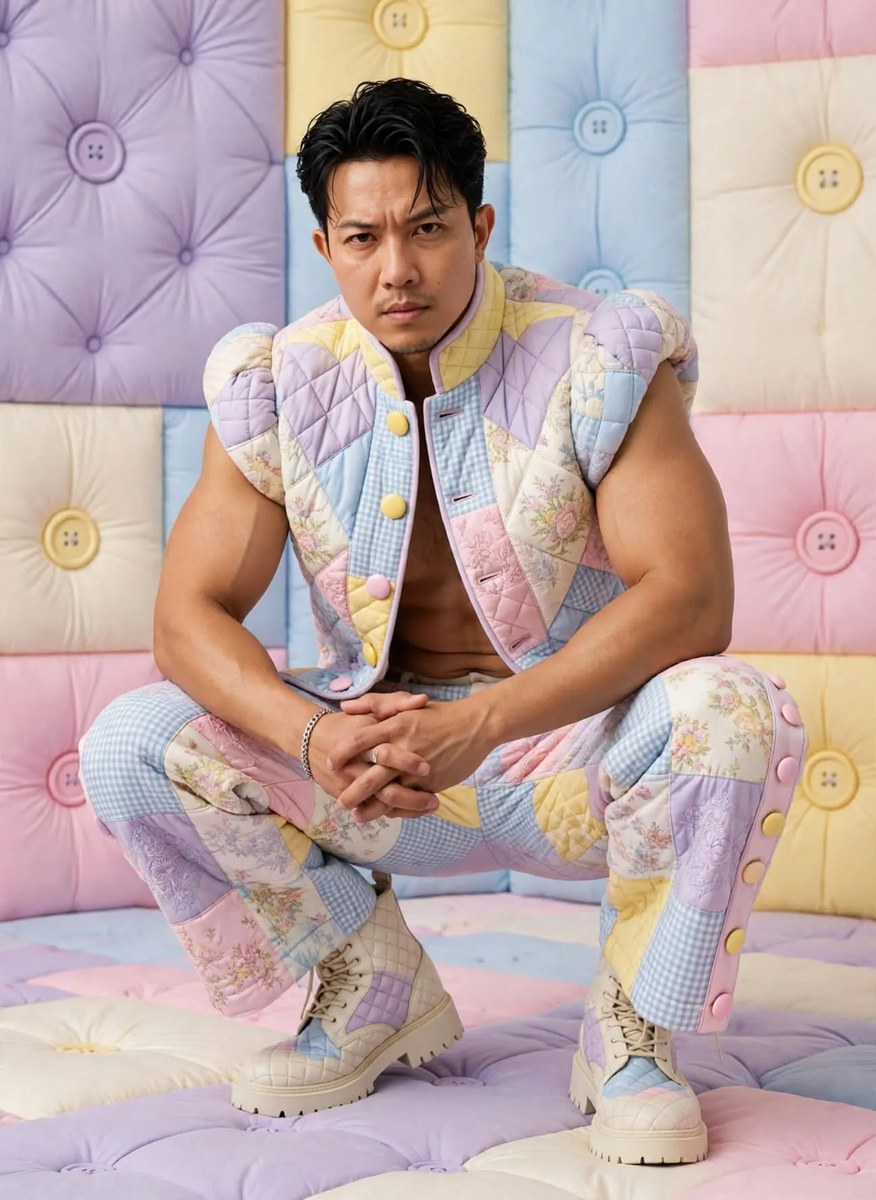 Quilted Couture Fashion Design output 3