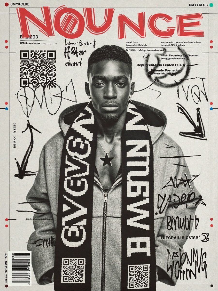 Grayscale Streetwear Editorial Collage output 7