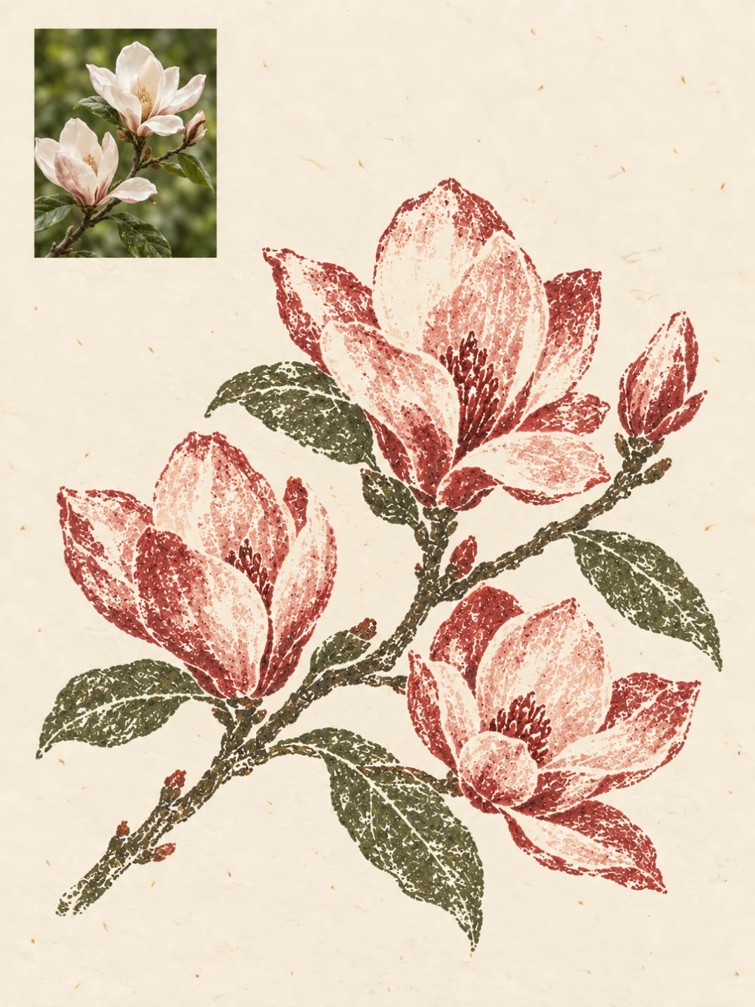 Object Photo to Vintage Rubbing Print output 4