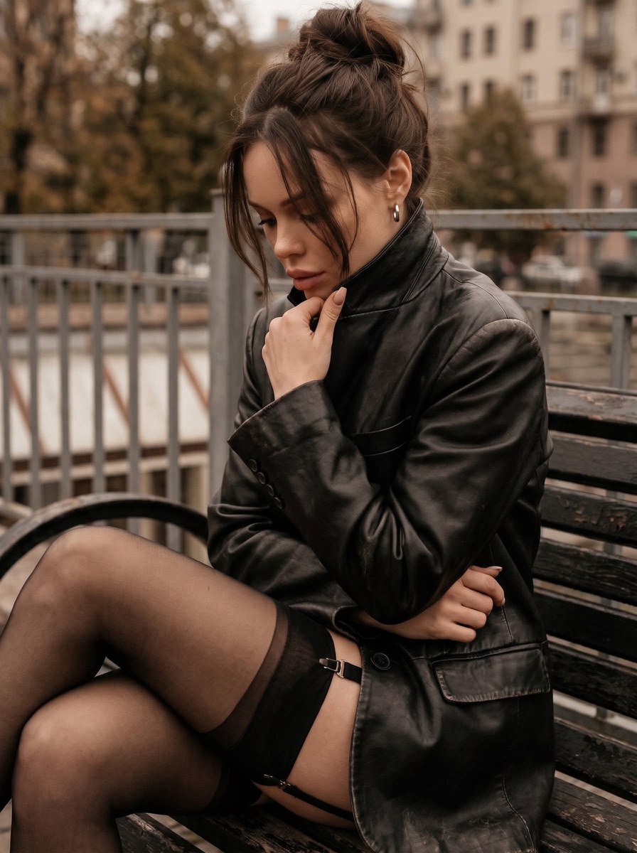 Autumn Cinematic Fashion Editorial Portrait
