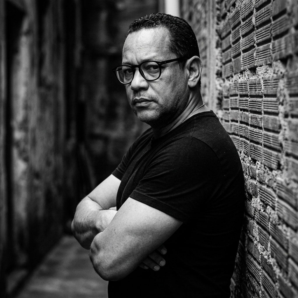 Moody Chiaroscuro Urban Portrait