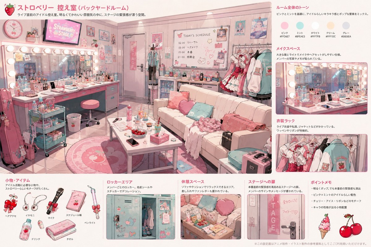 Strawberry and Mint Choco Anime Scene