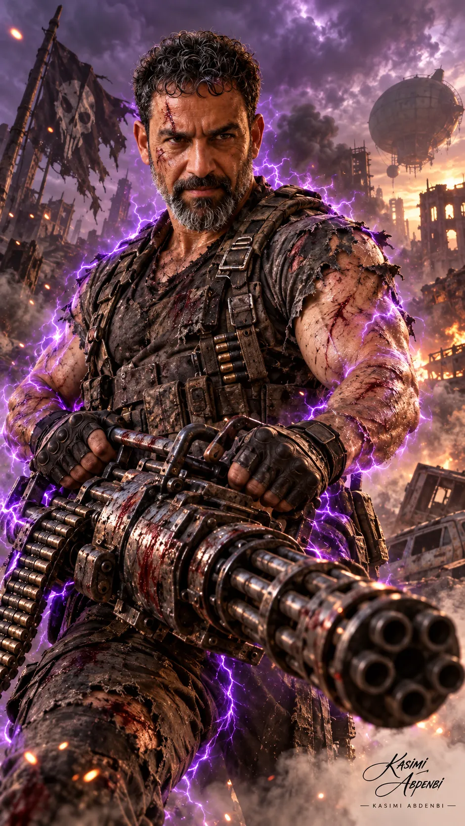 Photorealistic Post-Apocalyptic Soldier Portrait