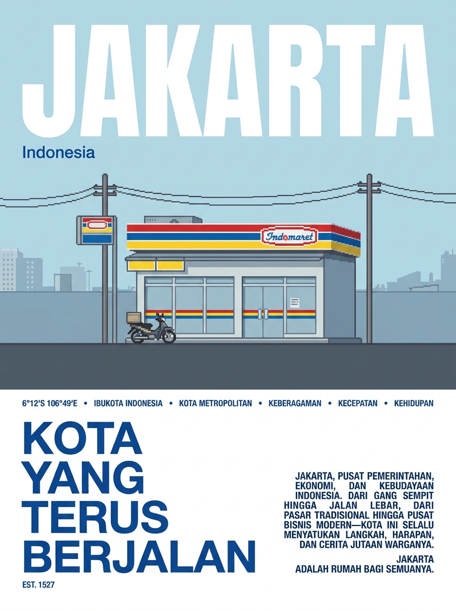 Jakarta Editorial Pixel-Art City Poster output 2