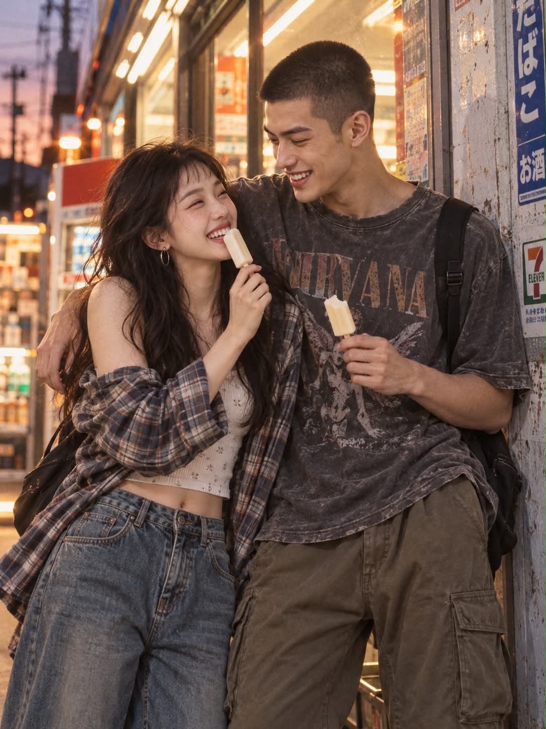 Candid Couple Sharing a Popsicle output 1