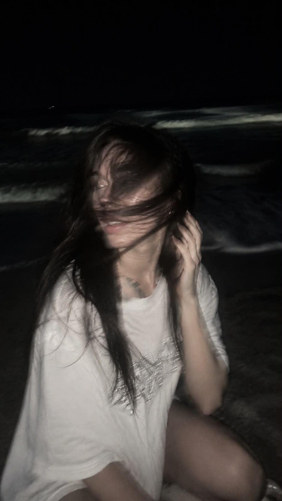 Windy Night Beach Flash Photo output 2