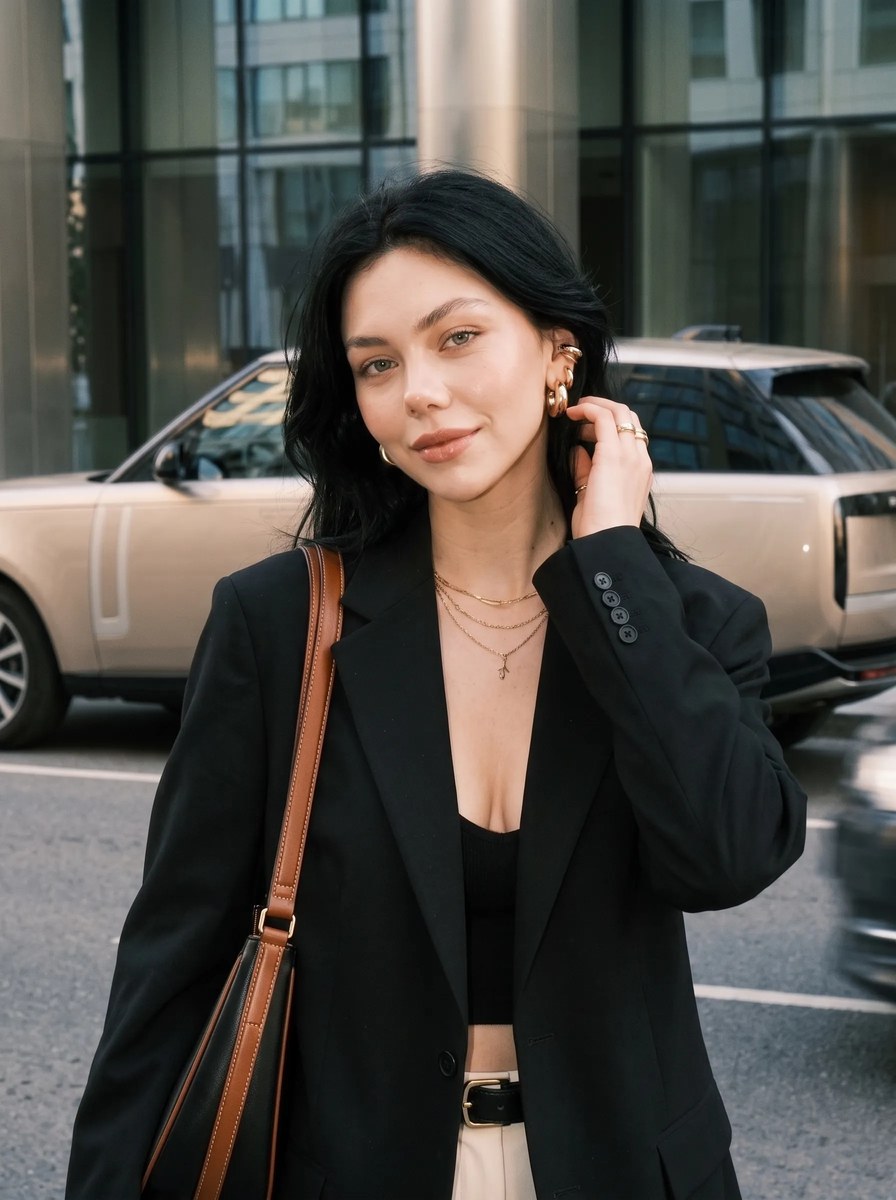 Luxury Street-Style Fashion Portrait output 17
