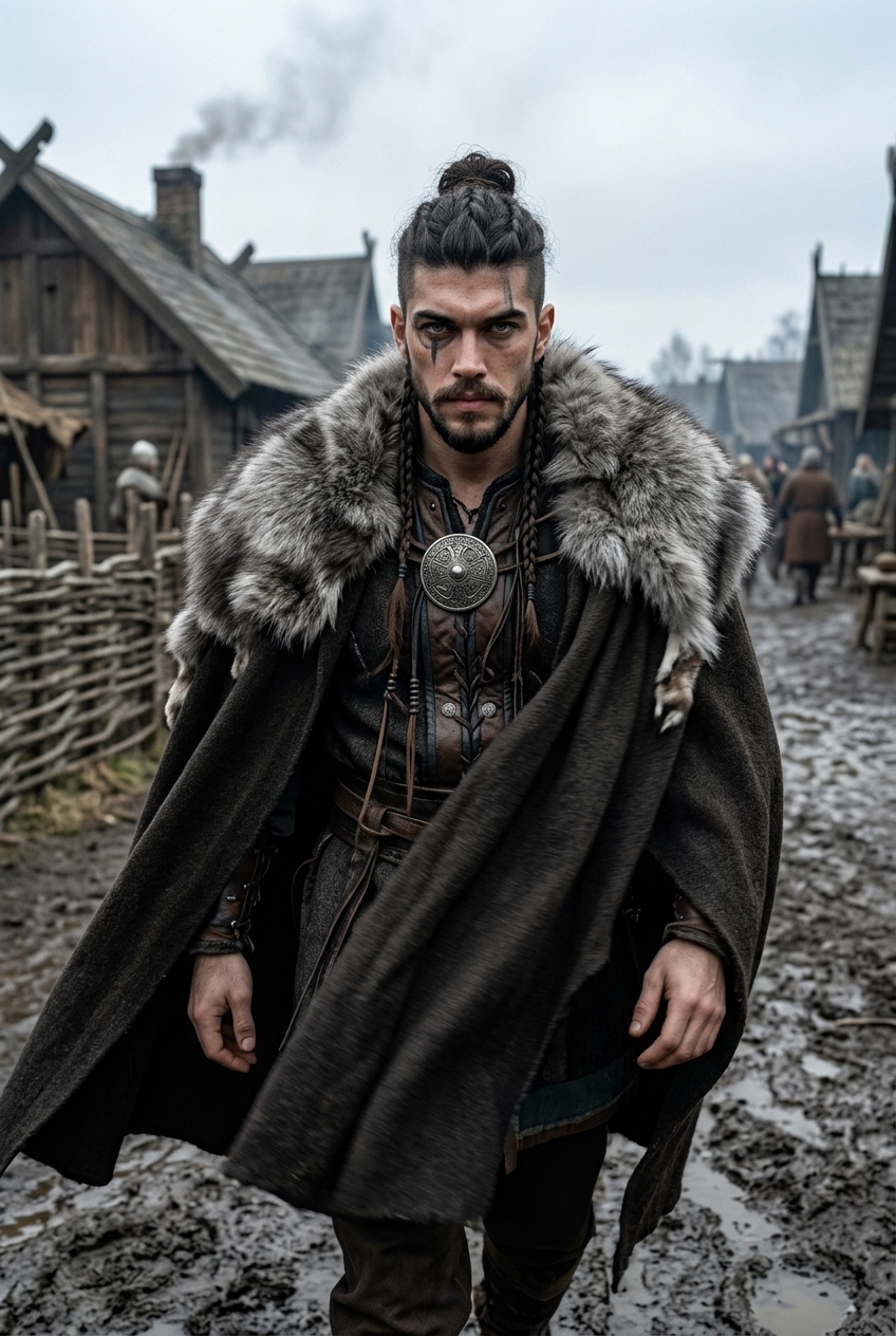 The Northern Warrior: Nordic Viking Editorial Portrait output 8