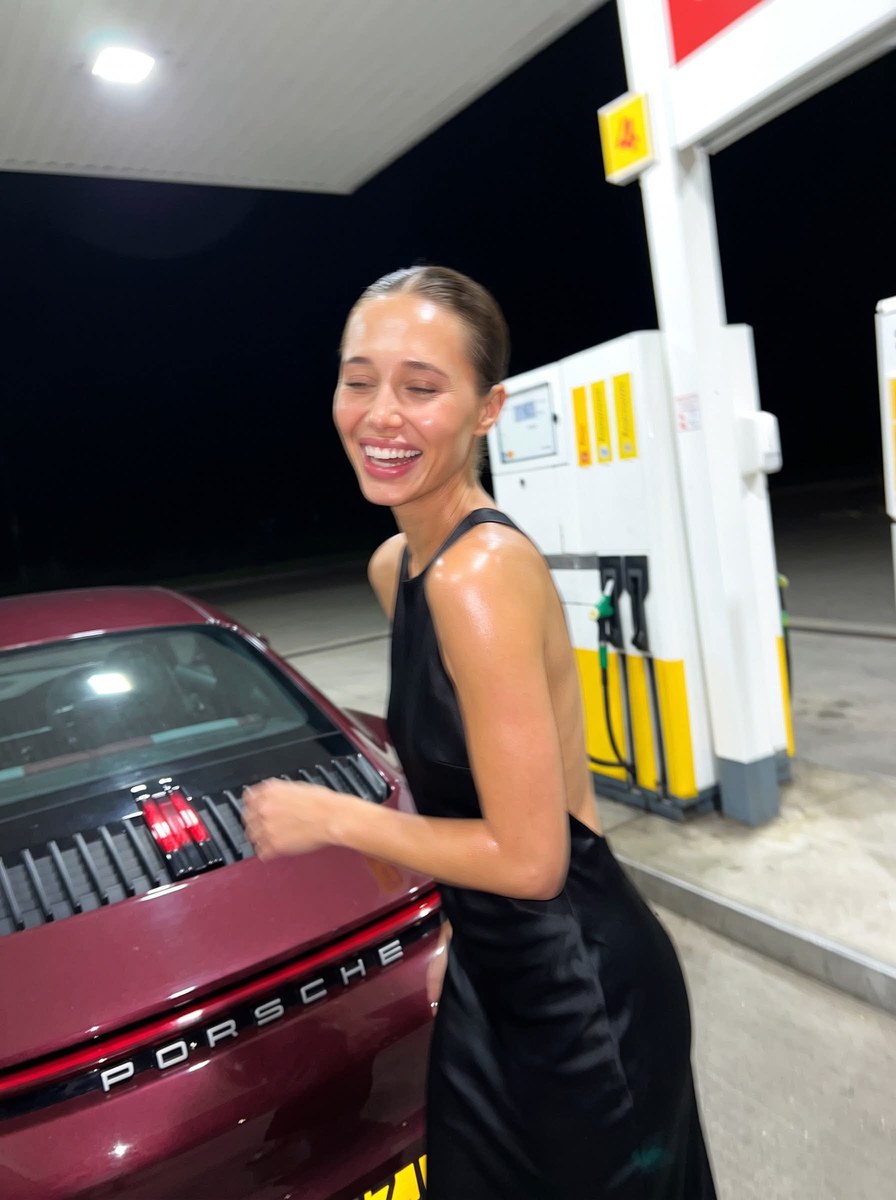 Candid Nighttime Porsche Photo