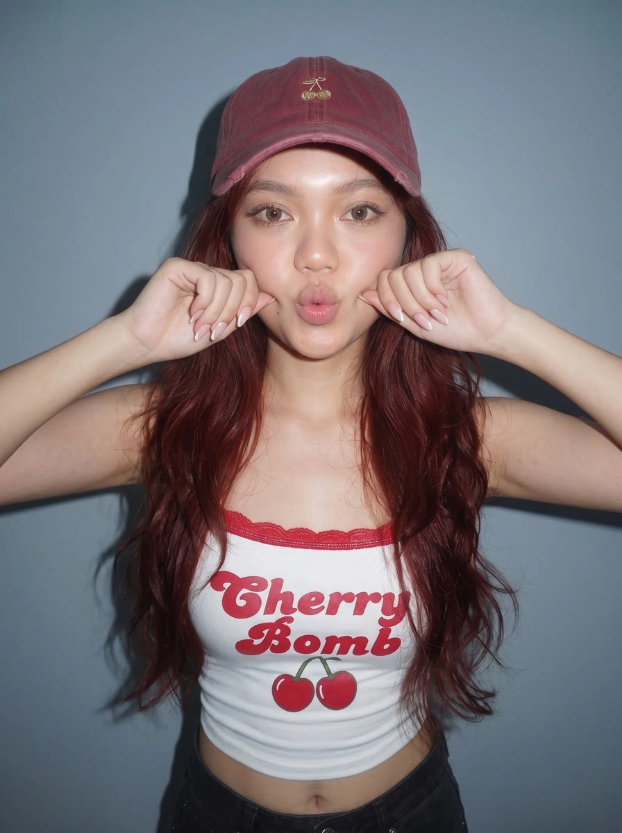 Y2K Cherry 2×2 Photo Collage output 4