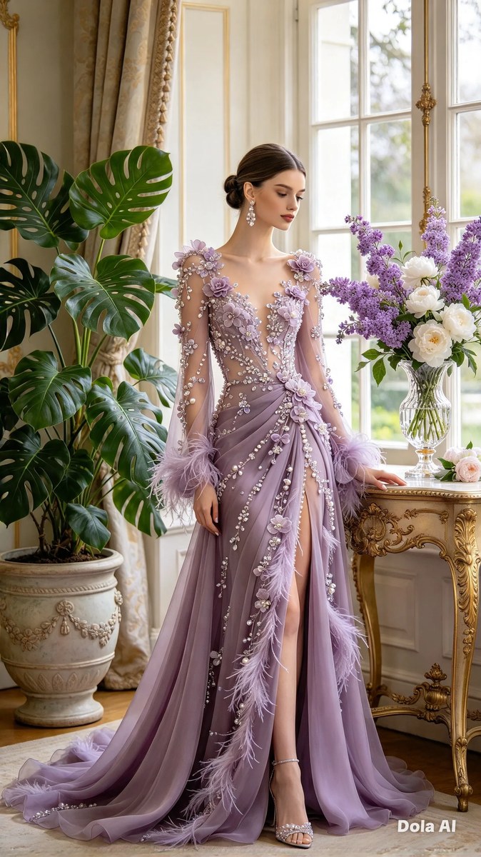 Opulent Haute Couture Portrait output 3
