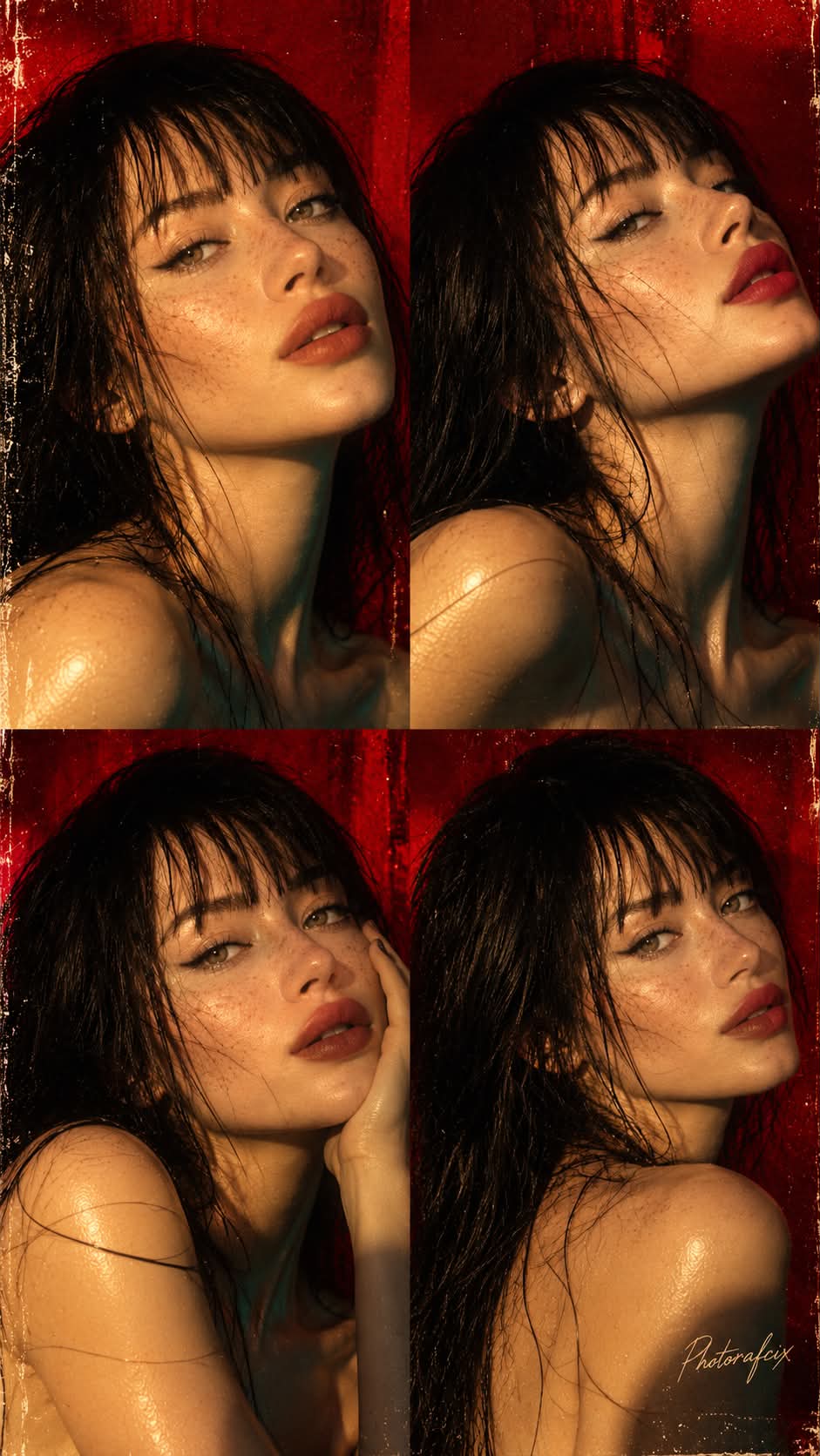 Cinematic Close-Up Editorial Portrait output 2