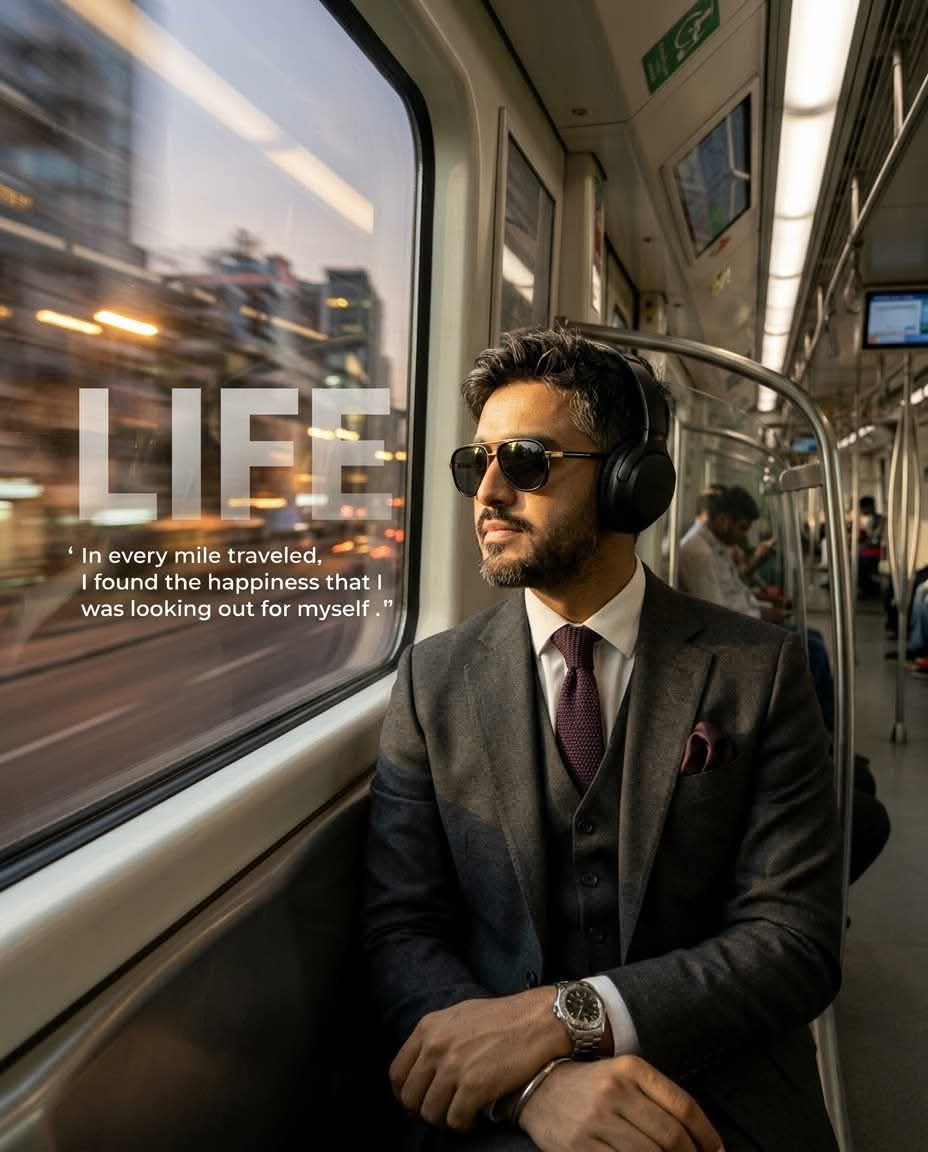 Cinematic Metro-Window Portrait output 2
