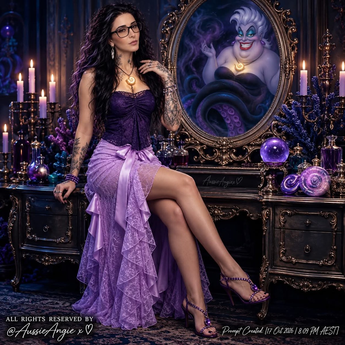 Gothic Sea Witch Mirror Editorial output 1